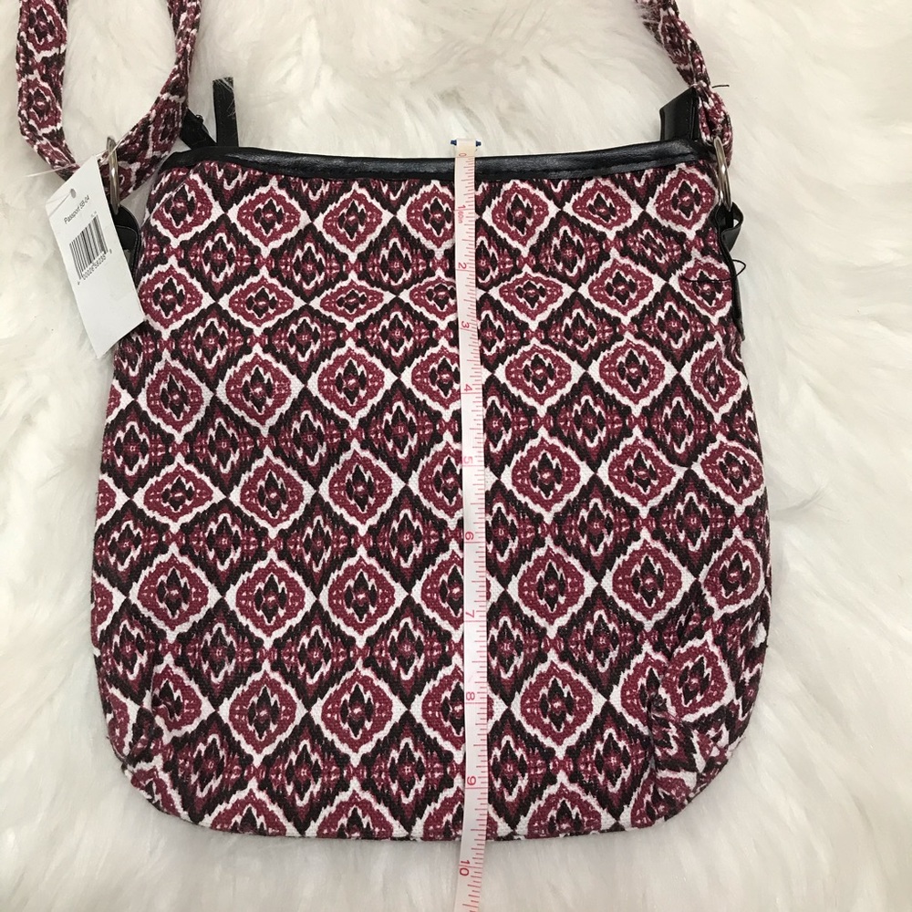 Canvas Print Crossbody Bag - Picture 6 of 7